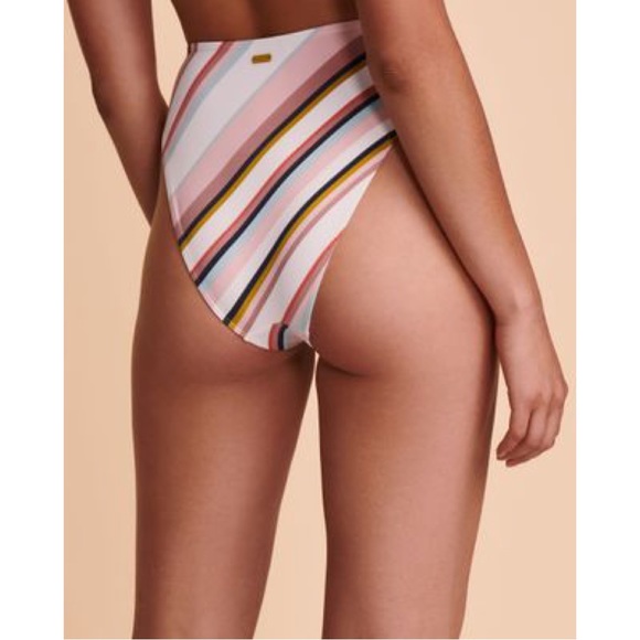 🔆 Roxy PT Beach Classics High Waist High Leg Bikini Bottom - Picture 4 of 10